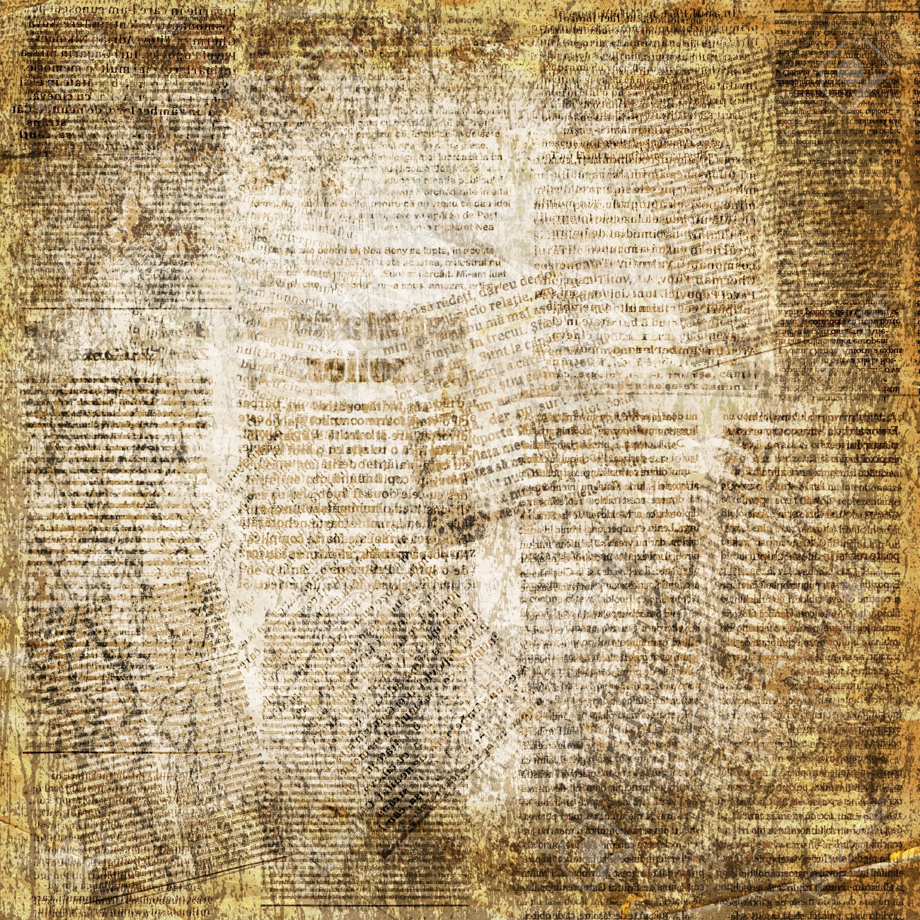 Newspaper Art Backgrounds for Powerpoint Templates PPT Backgrounds