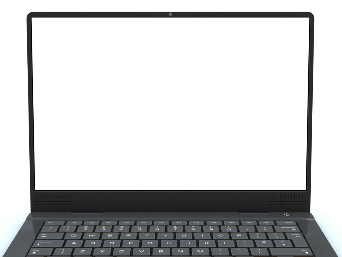 Черно белый экран ноутбука. Ноутбук без фона. Ноутбук для презентации. Монитор ноутбука на прозрачном фоне. Ноутбук на белом фоне.