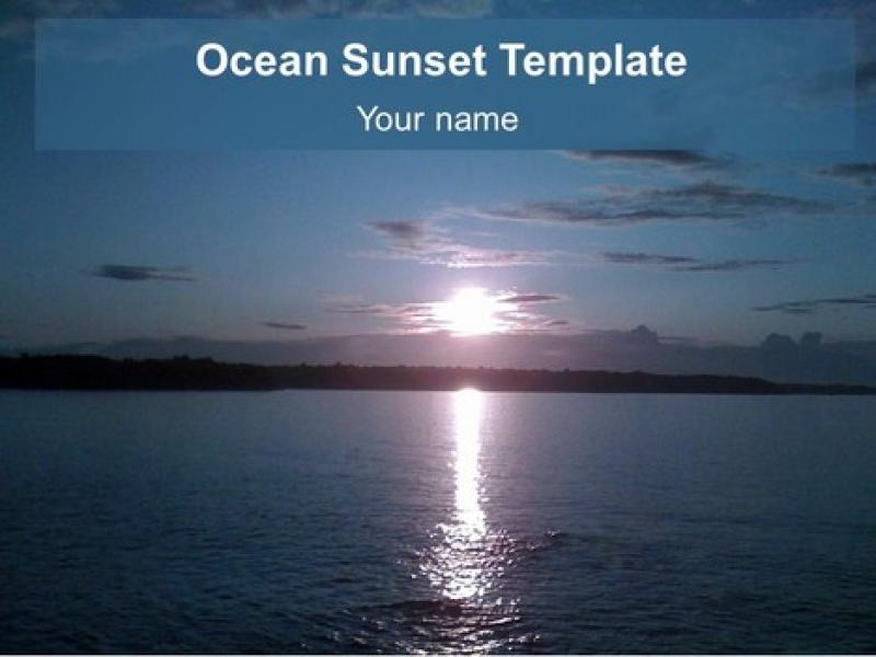 Ocean Sunset Download Backgrounds