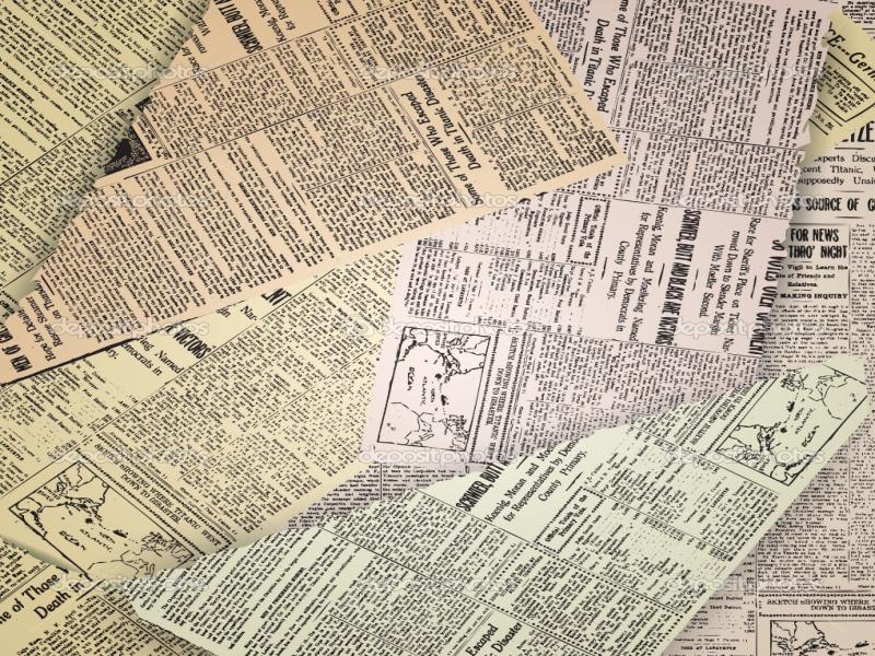 Old Newspaper Presentation Backgrounds For Powerpoint Templates Ppt Backgrounds