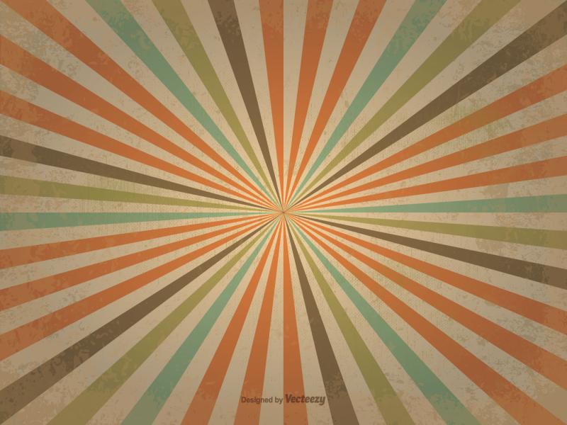 Old Retro Sunburst  Free Vector Art Stock   Slides Backgrounds