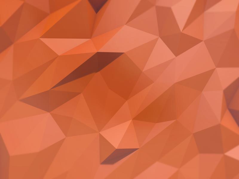 Orange Low Poly Presentation Backgrounds