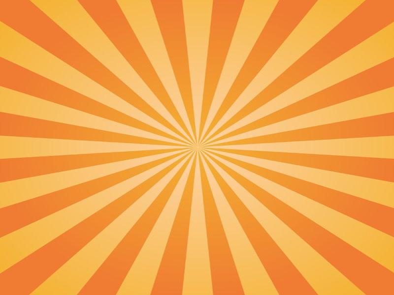 Orange Sunburst Texture Backgrounds