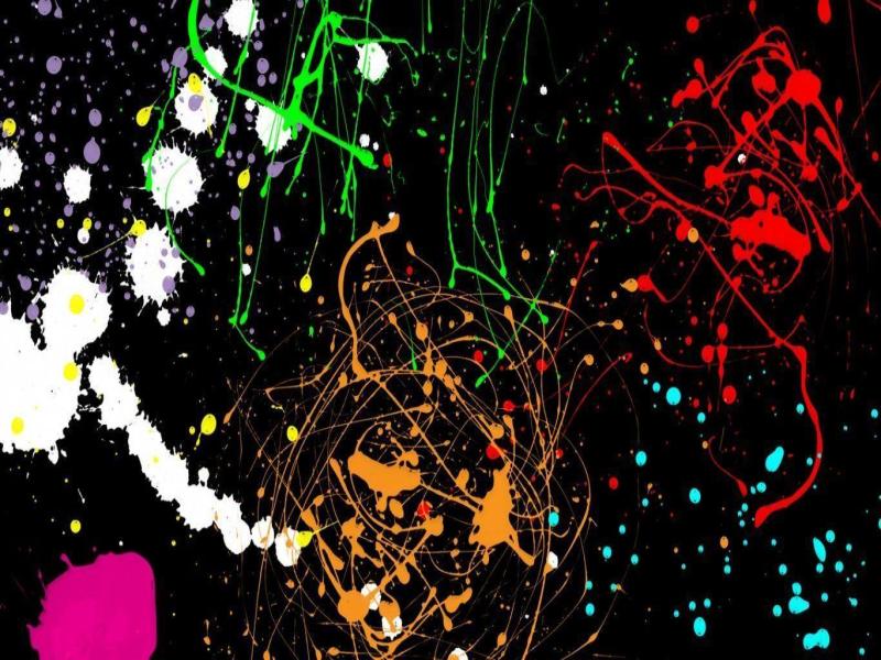 Paint Splatter Picture Graphic Backgrounds