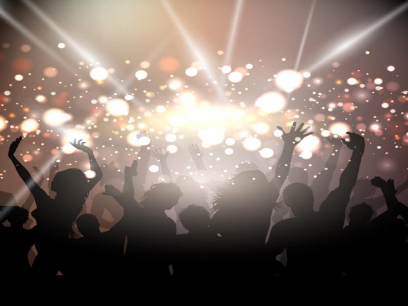 Party With Golden Lights Vector  Free Picture Backgrounds
