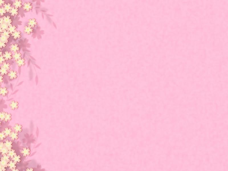 Pics Photos  Pink Flower Template Presentation Backgrounds