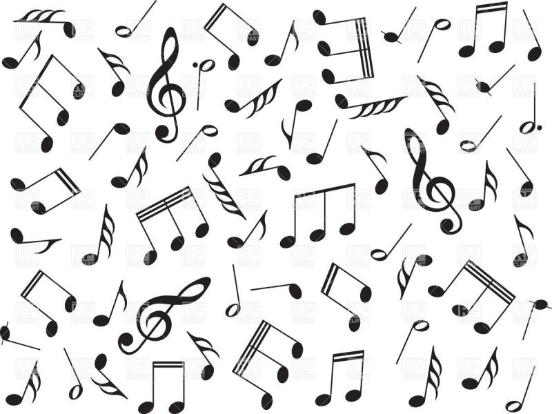 Pics Photos Music With Note Vector Frame Backgrounds