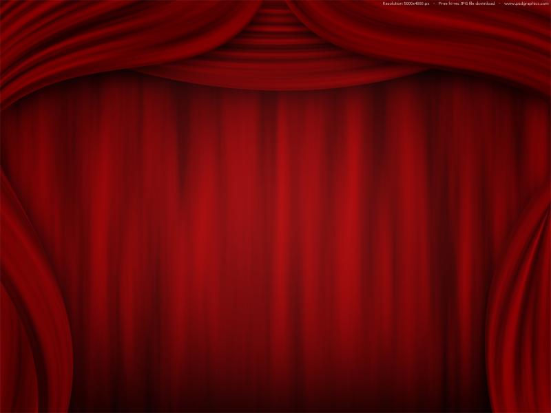 Pin Red Stage Curtains Backgrounds