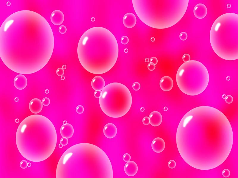 Pink Bubbles On Pink Wallpaper Backgrounds