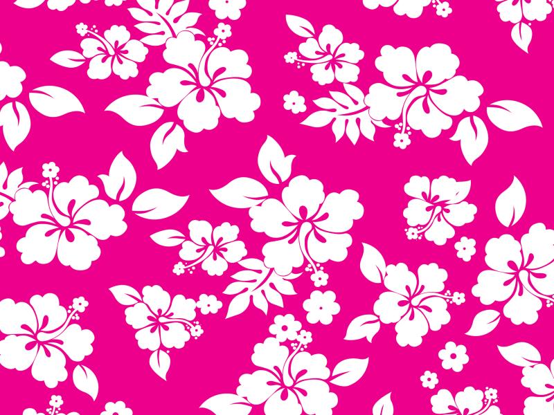 Pink Hawaiian Flower Graphic Backgrounds