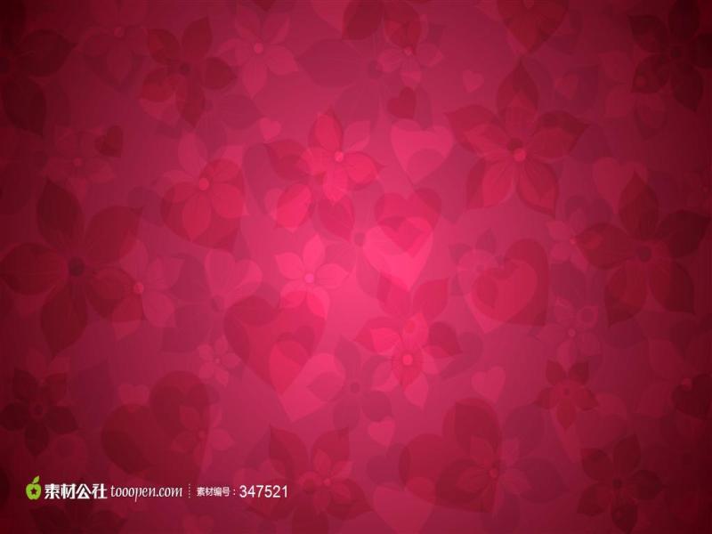 Pink Love Hearts Pattern Wallpaper Backgrounds