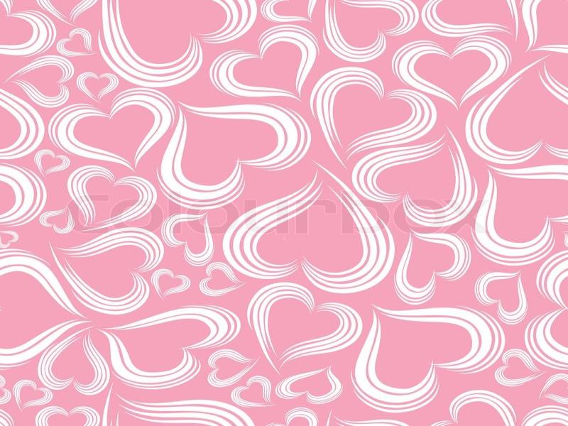 Pink Red Pattern Heart Quality Backgrounds
