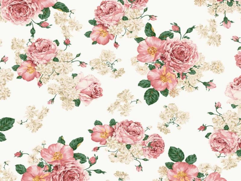 Pink Vintage Floral Download Backgrounds