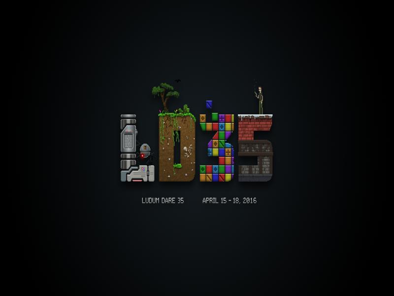 Pixel Art For LD35!  Ludum Dare Art Backgrounds