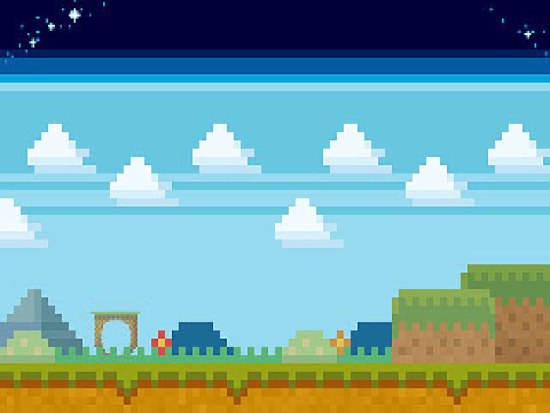 Pixel Art Game Example 320x200 Jpg Design Backgrounds