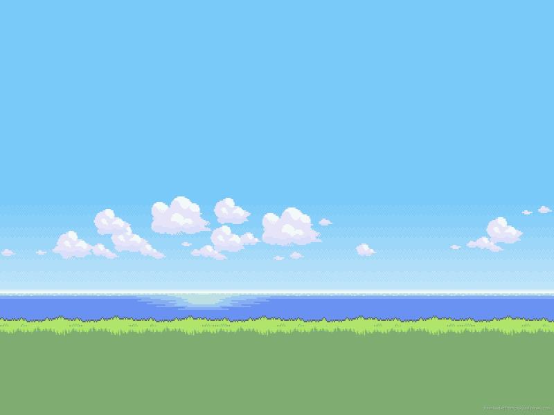 Pixel Landscape Picture Backgrounds