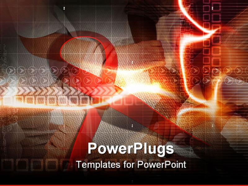 Powerpoint Template  Hiv Best Hiv Aids   Clipart Backgrounds