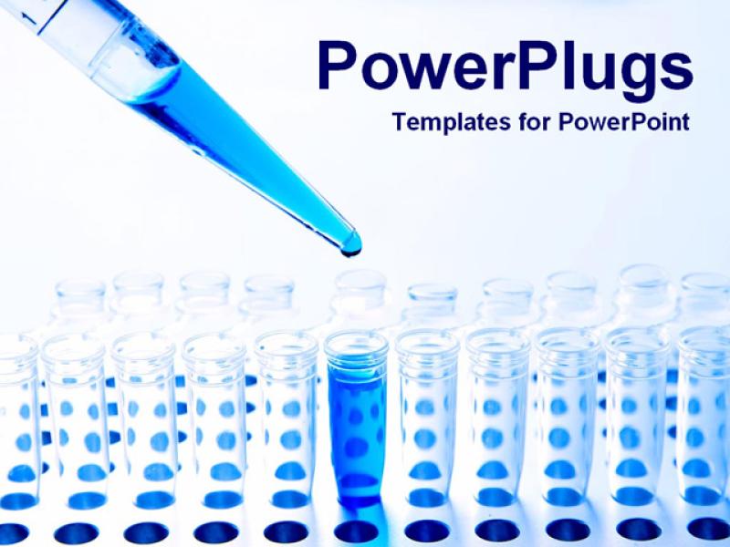 PowerPoint Template Of Testing Lab Science   Photo Backgrounds