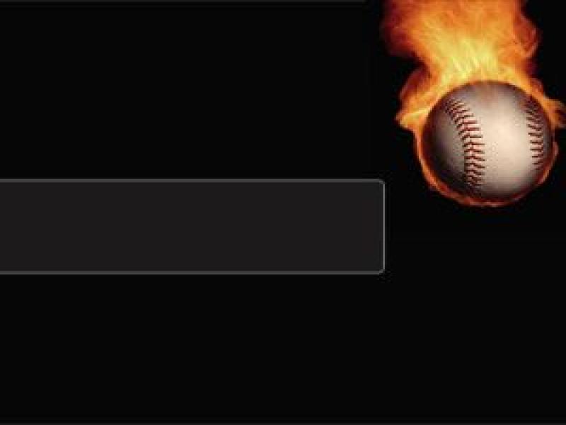 Powerpoint Templates Baseball Fire Templates Sports Backgrounds