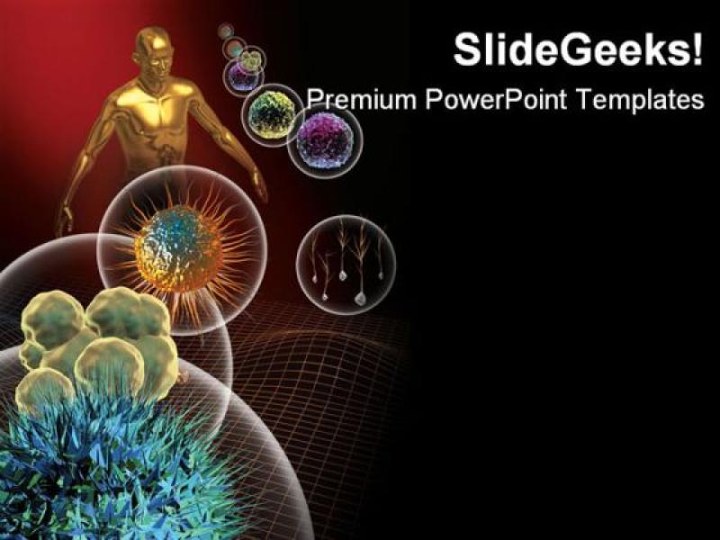 Powerpoint Templates Virus Aids Templates  Picture Backgrounds