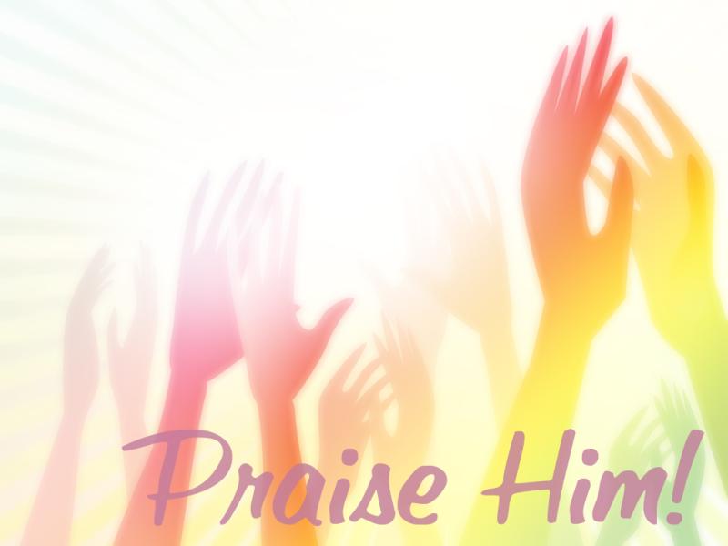 Praise Him Worship Presentation Backgrounds