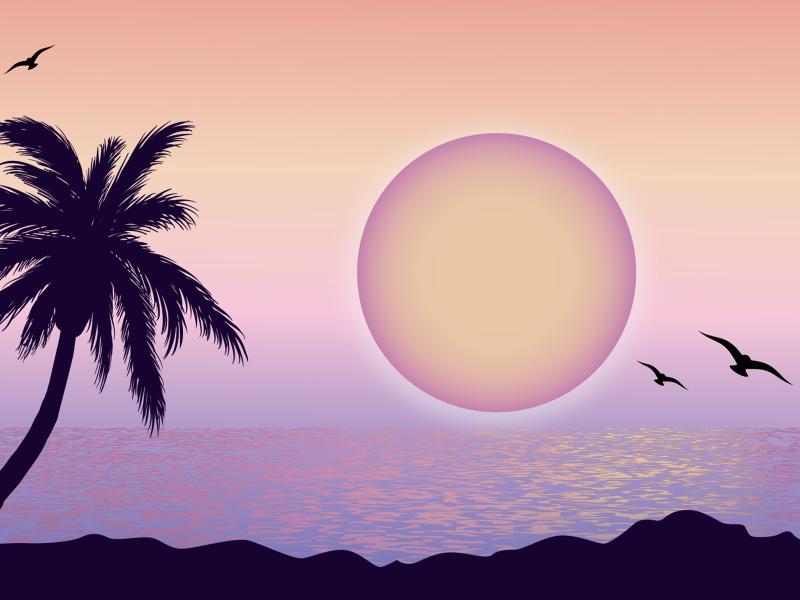 Purple Moon Backgrounds