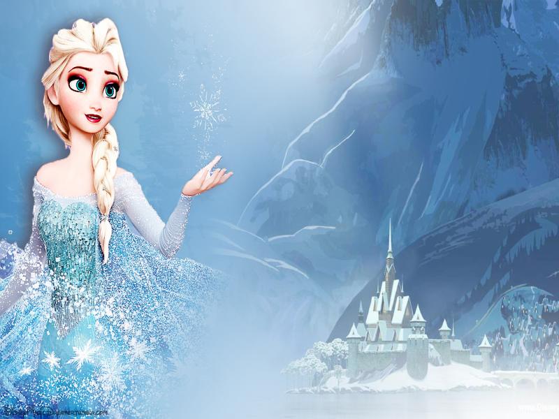 Queen Elsa for Presentation Backgrounds