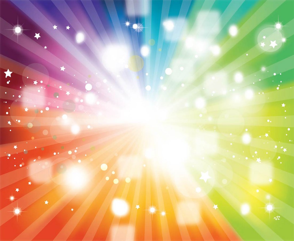 Rainbow Backgrounds for Powerpoint Templates - PPT Backgrounds