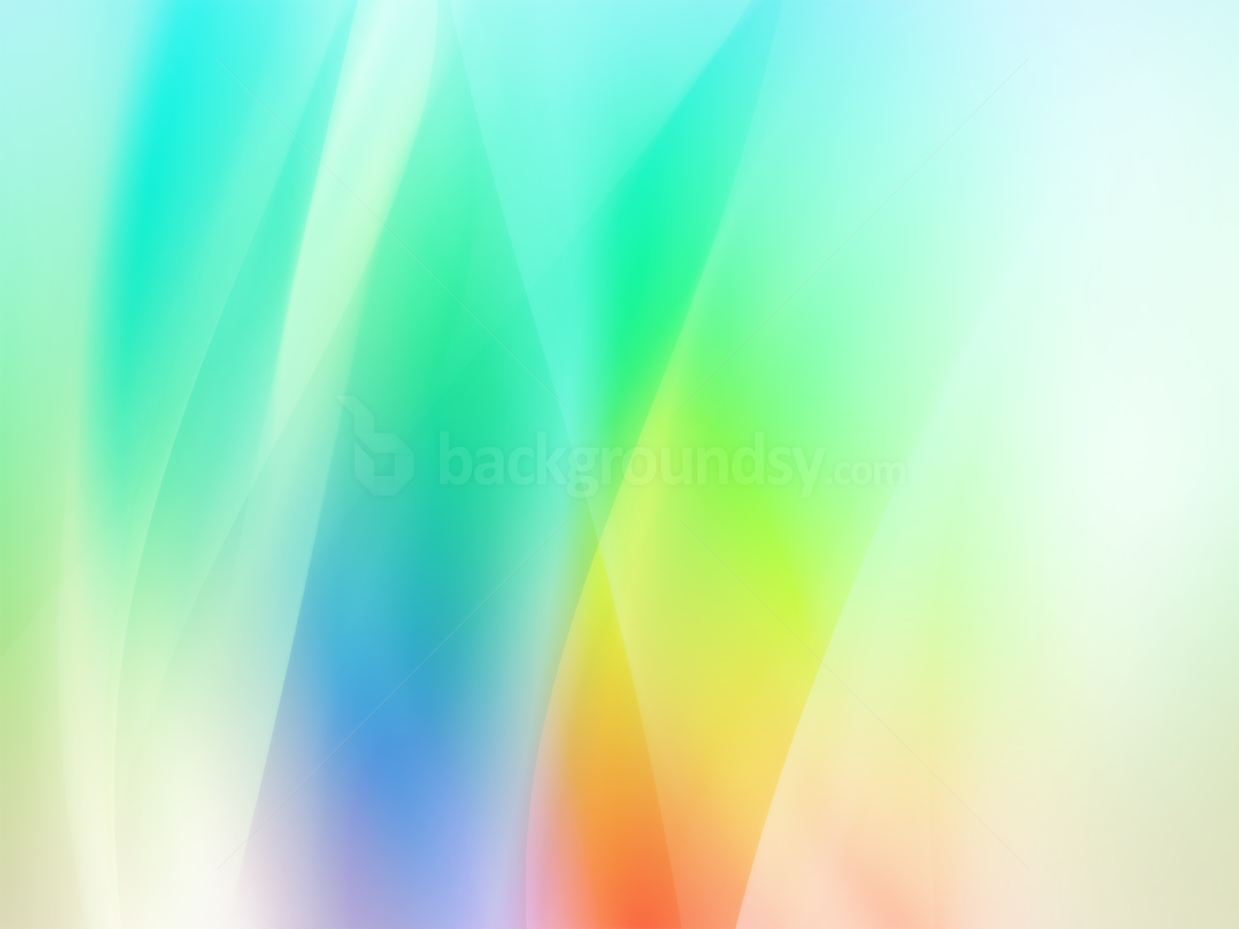 Rainbow Design Backgrounds for Powerpoint Templates - PPT Backgrounds