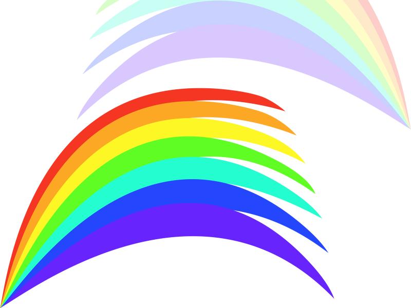 Rainbow Slides Backgrounds