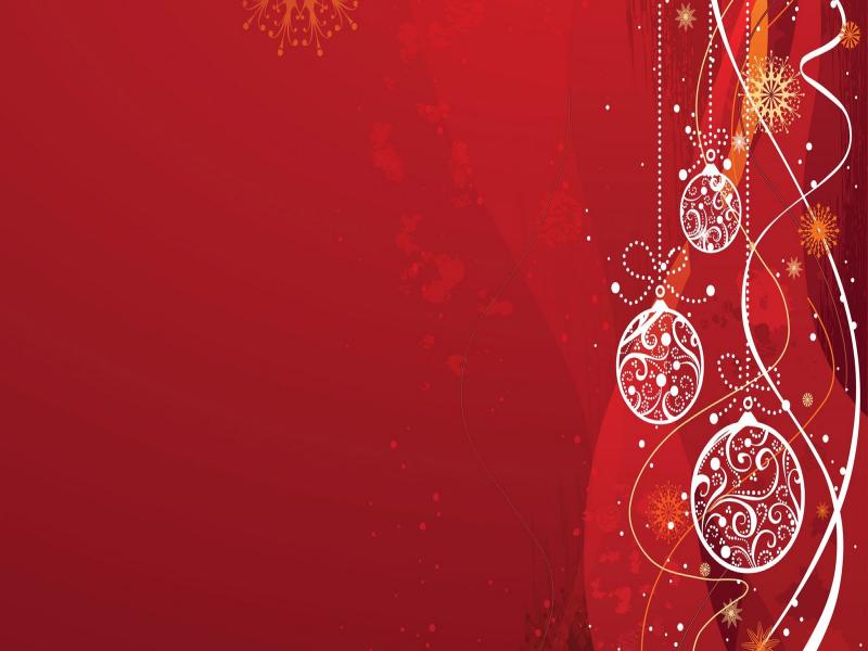 Red Christmas For Clip Art Backgrounds