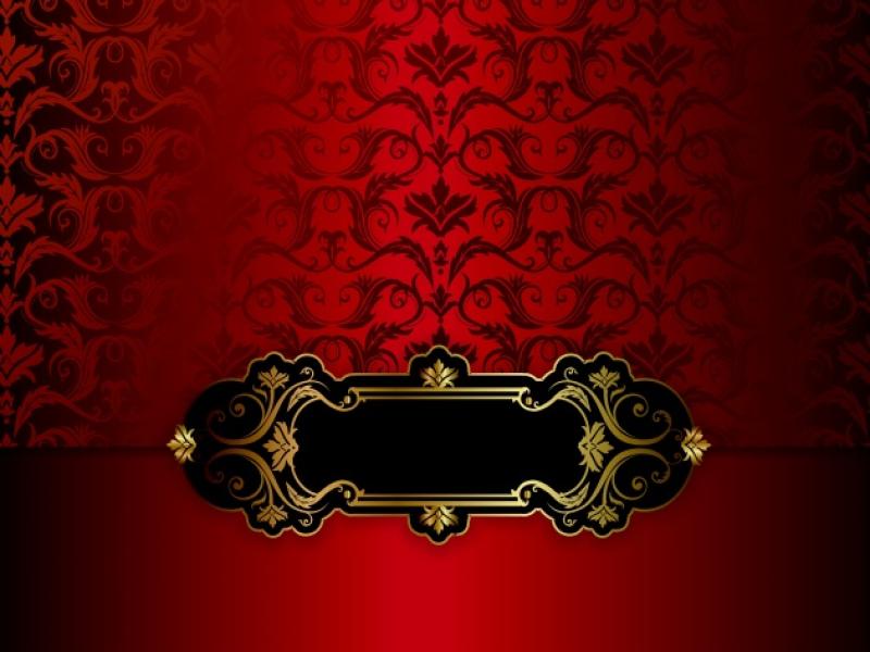 Red Fancy Hd Frame Backgrounds