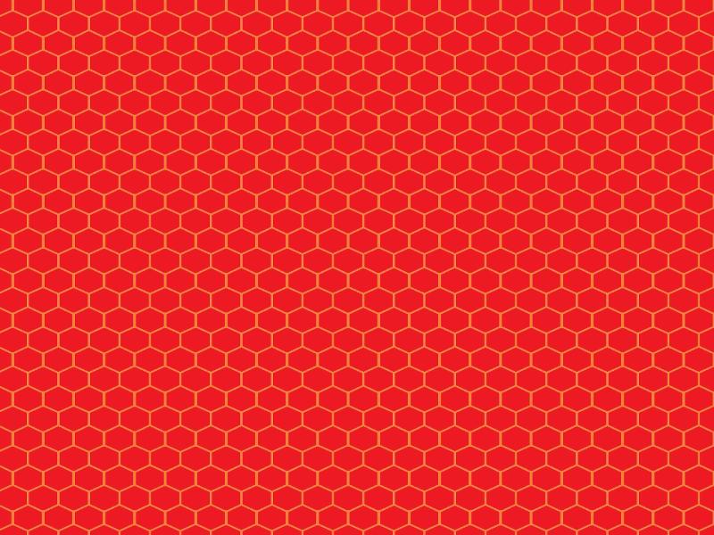 Red Hexagon Honeycomb Pattern Backgrounds