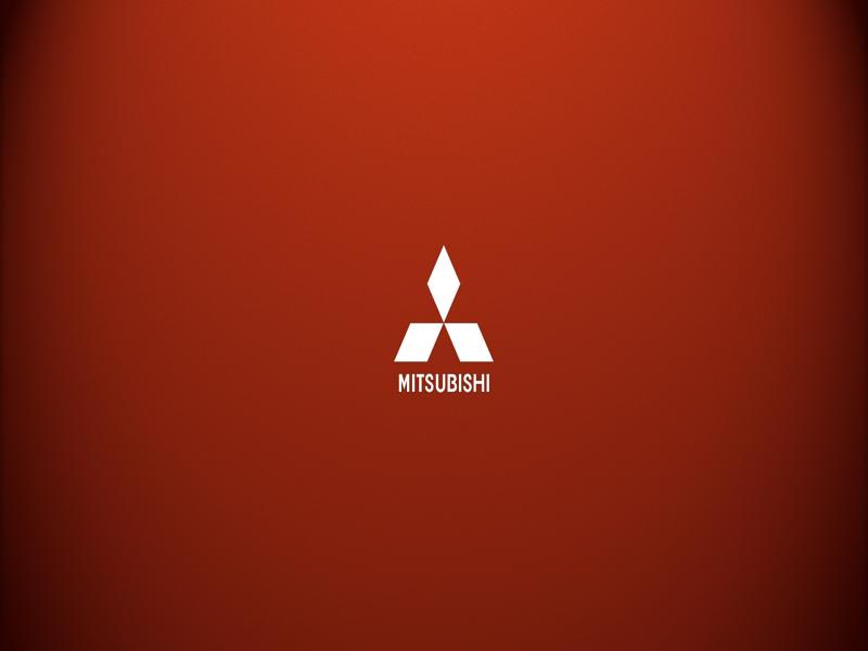 Red Mitsubishi Logo  Quality Backgrounds