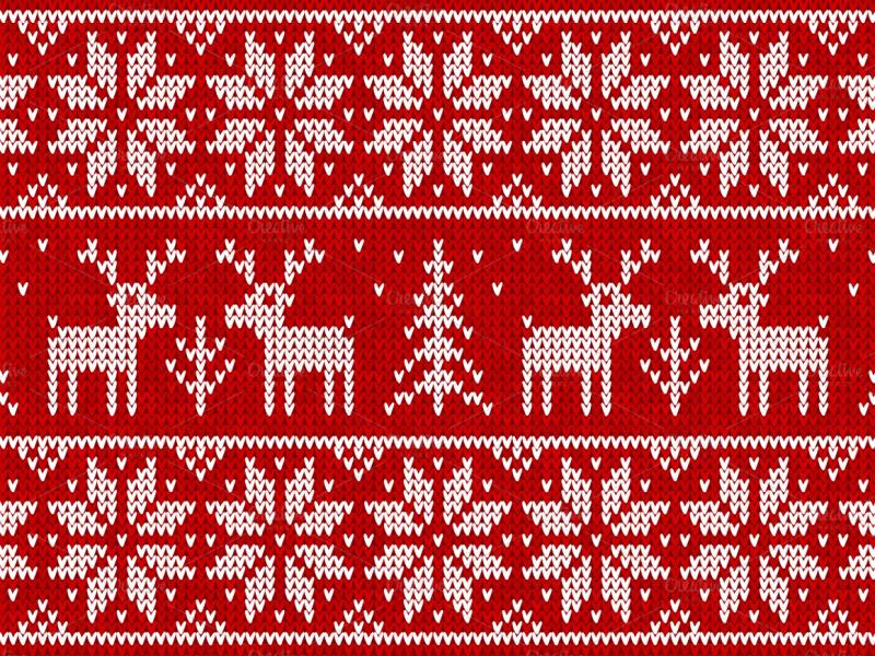 Red Ugly Christmas Sweater Photo Backgrounds