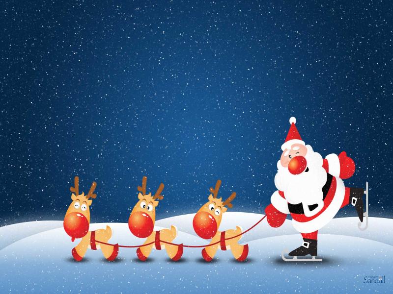 Santa Claus Art Backgrounds