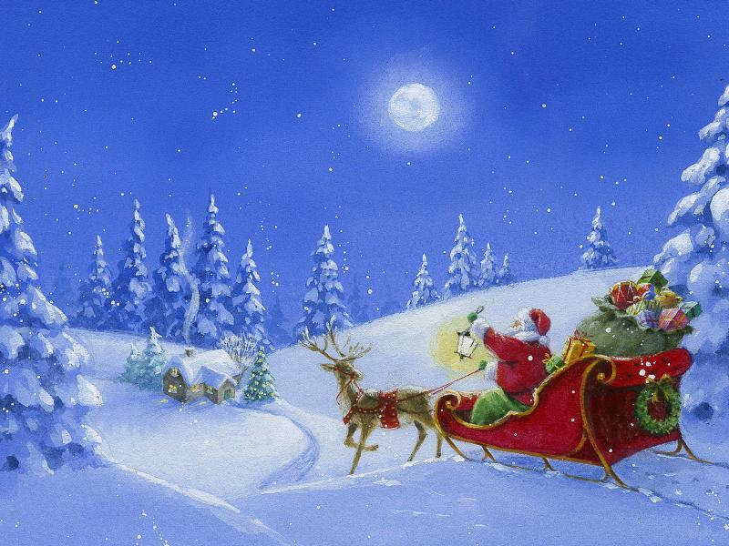 Santa Claus Presentation Backgrounds