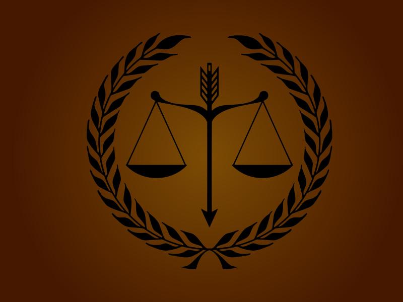 Scales Of Justice PowerPoint Background