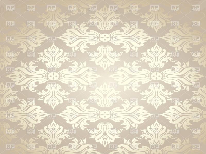 Seamless Damask Pattern Generic Dark Gray Royalty   Clip Art Backgrounds