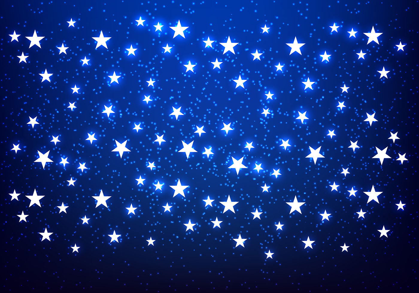 Shiny Stars Blue Vector Free Vector Art Stock Clip Art PPT Backgrounds for ...