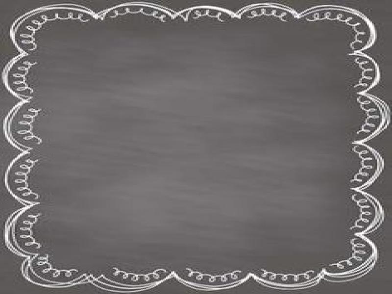 Simple Chalkboard With Border Quality Backgrounds