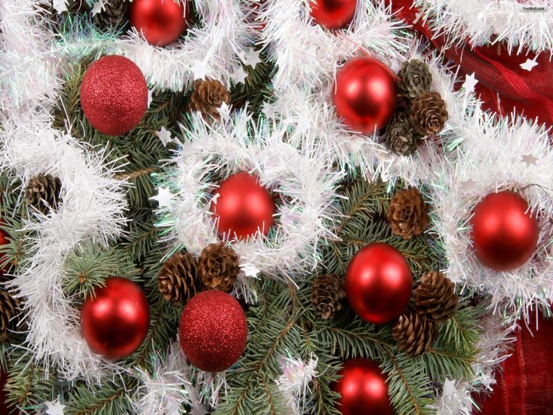 Simple Christmas Ornament Hd Frame Backgrounds