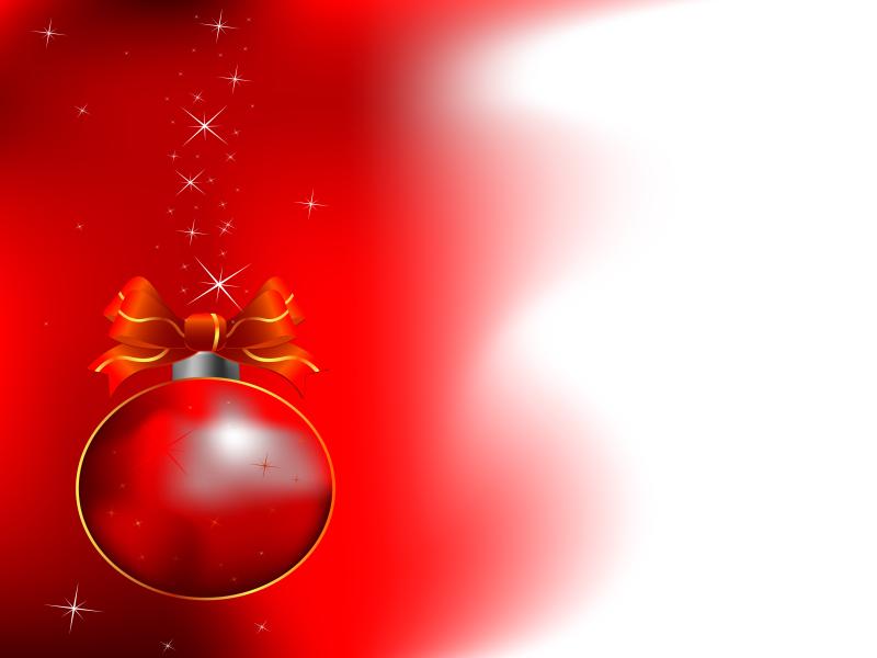 Simple Christmas Red Ball Backgrounds