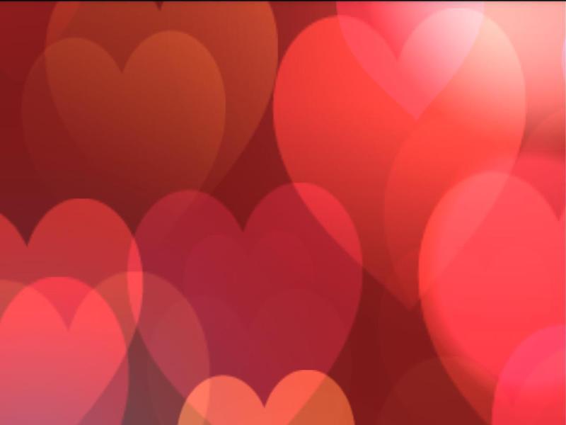 Simple Heart Valentines Backgrounds