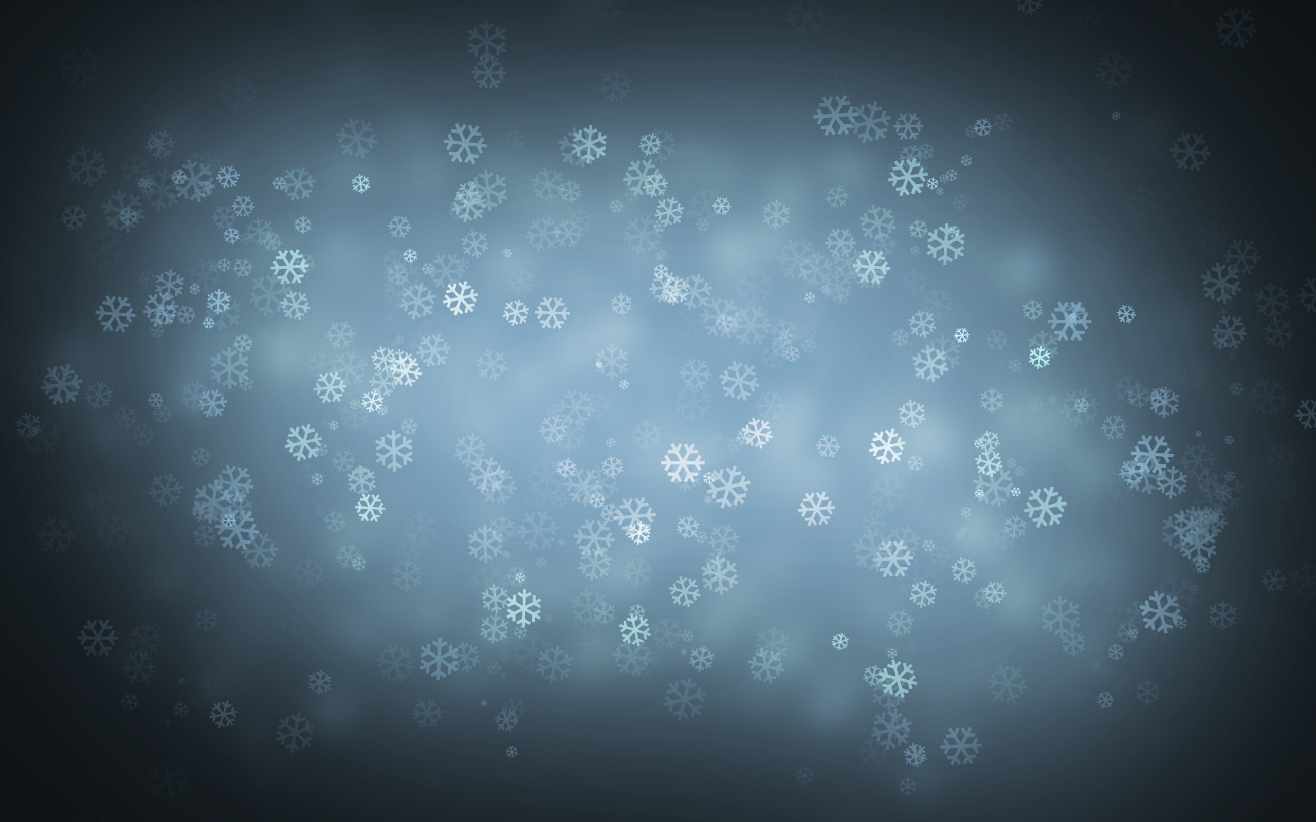 Simple Snowflakes Backgrounds for Powerpoint Templates - PPT Backgrounds