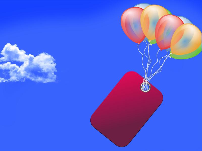 Sky Clouds Balloon Backgrounds