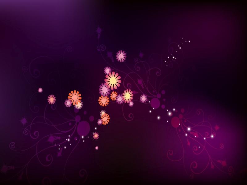 Small Flowers Design Purple image Backgrounds