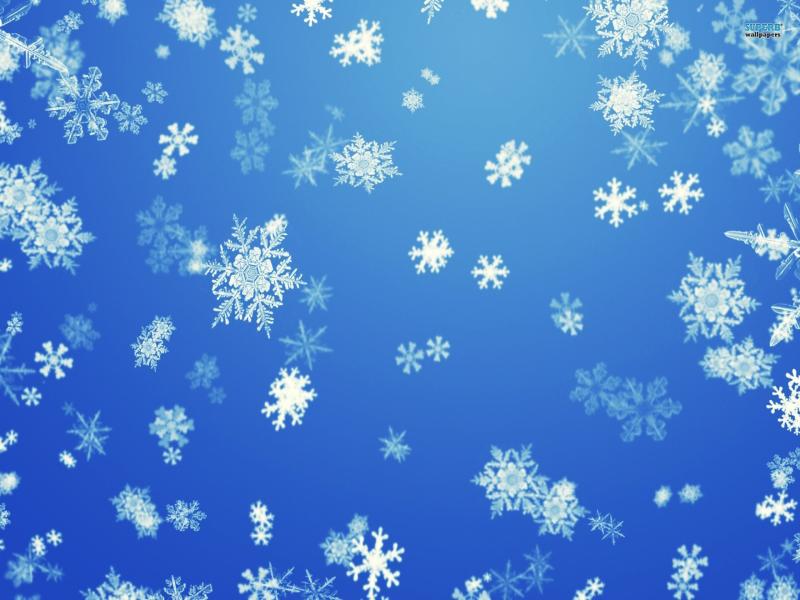 Snowflake Blue Abstract Clipart Backgrounds