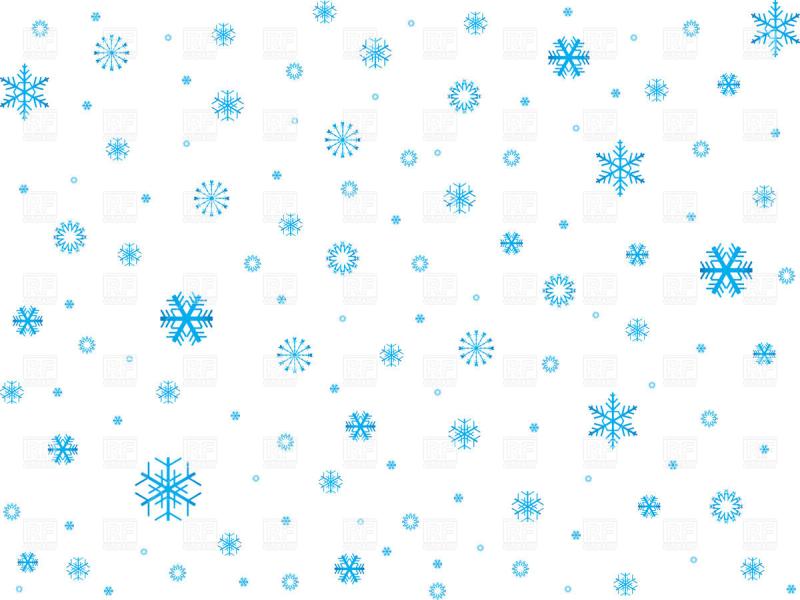 Snowflake Clipart Template Backgrounds
