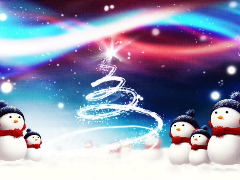 Snowman Christmas Backgrounds